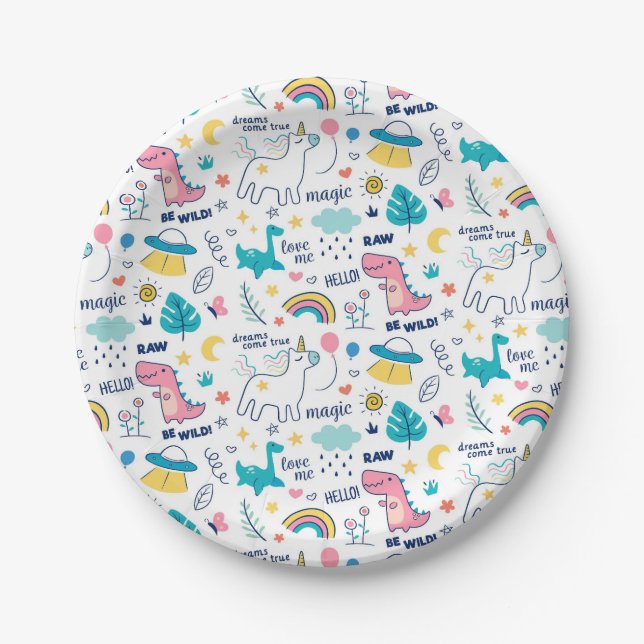 Dino Pappteller (Vorderseite)