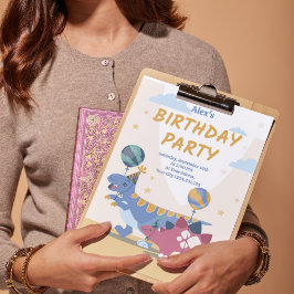 Dino-Party Einladungen: Spaß & Easy Scrip Einladung