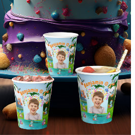 Dino Party Paper Cup Kindergeburtstag Party Pappbecher