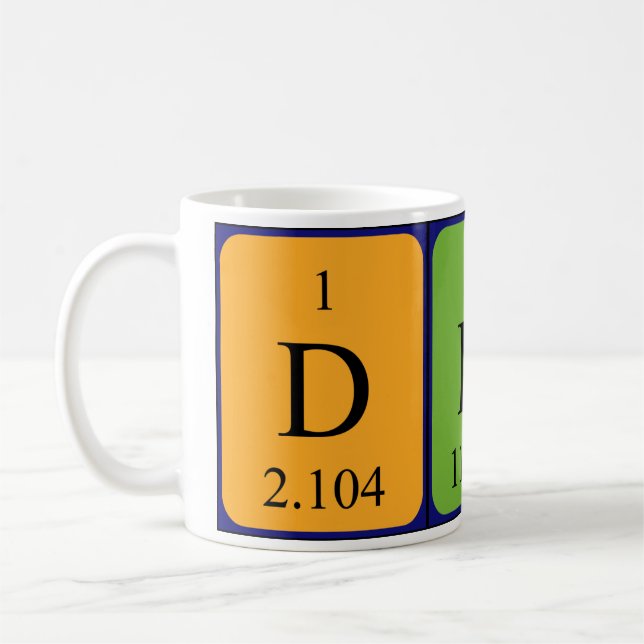 Dino Periodenname Tasse (Links)