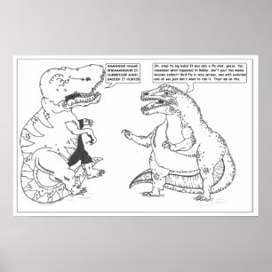 Dino Poster #2: Grippeschuss