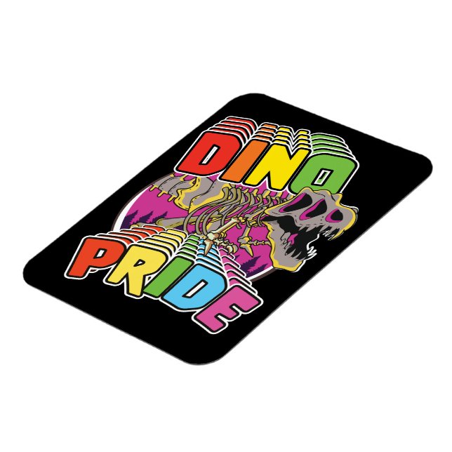 Dino-Pride-Logo Magnet (Linke Seite)