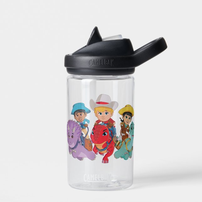 Dino Ranch Friends Design Trinkflasche (Links)