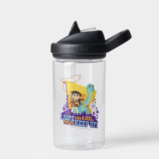 Dino Ranch | Min und Klee Trinkflasche (Links)