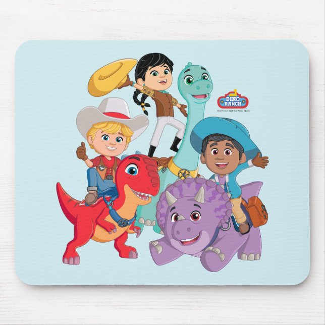 Dino Ranch Yee Haw! Mousepad (Vorne)