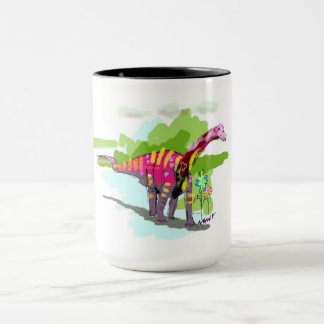 DINO_Rapetosaurus krausei 15oz Gekritzel-Tasse Tasse