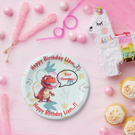 Dino Roar Birthday Party Pappteller