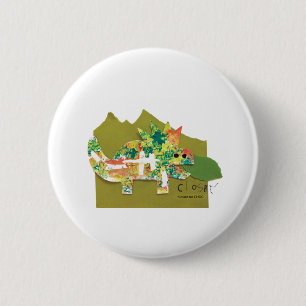 Dino Roar - Kinder Kunst für das CHOC Button