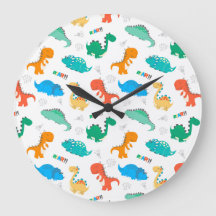 Dino Roar Large Clock