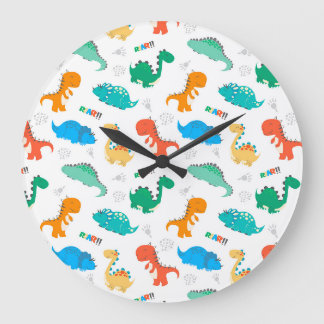 Dino Roar Large Clock Große Wanduhr