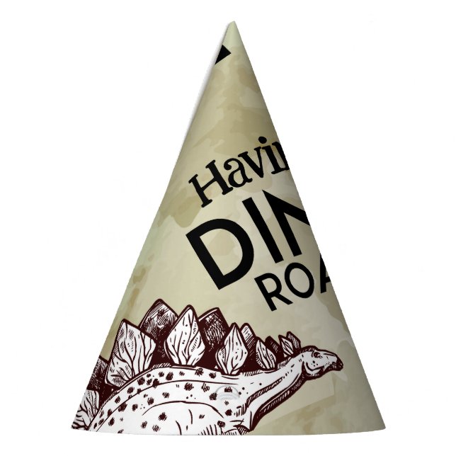 Dino Roarsome Party Hat Design Partyhütchen (Links)