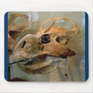 Dino Skull Ölgemälde Mousepad
