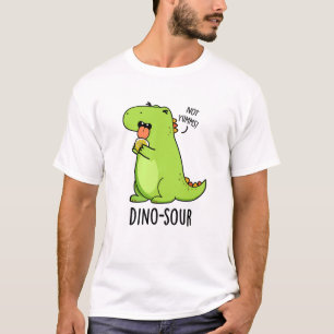 Dino-sour Funny Dinosaur Pun T-Shirt