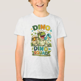 Dino Squad Jungtiere Tri-Blend Shirt
