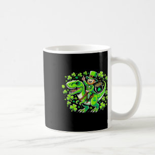 Dino St. Patrick's Day T-Rex Jungen St. Patricks D Kaffeetasse