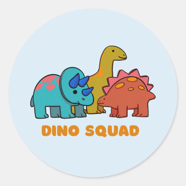 Dino Sticker (Vorderseite)