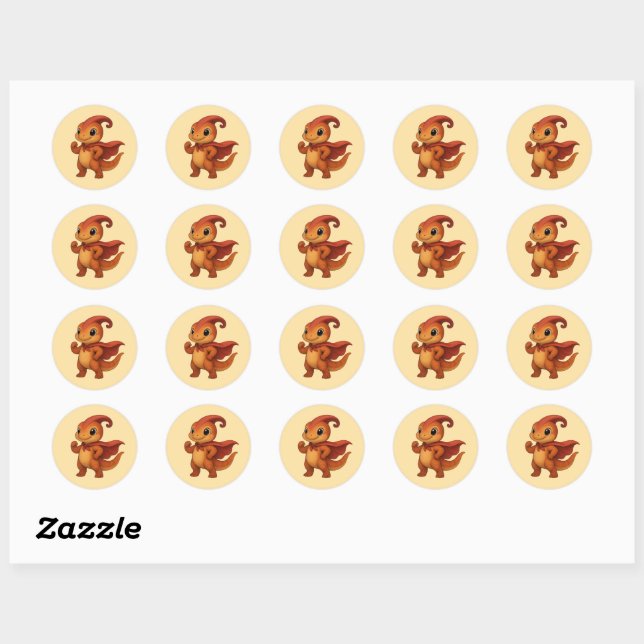 Dino Sticker Sheet – Kammli Hero Held Kollektion (Blatt)