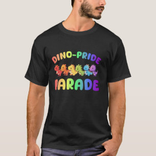 Dino-Stolz-Parade Süße Regenbogen-Dinos LGBTQ+ Sch T-Shirt