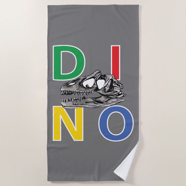 DINO - Strandtuch (Vorderseite)