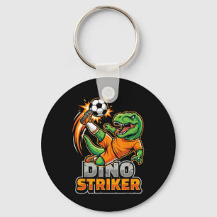Dino Striker T-Rex Fußball Kick Lustiger Dinosauri Schlüsselanhänger