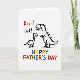 Dino Süßes Vatertagskarte Karte
