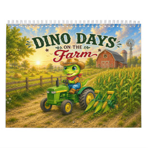 Dino-Tage auf dem Bauernhof Wandkalender