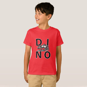 DINO - TAGLESS® T - Shirt für tiefe rote Kinder