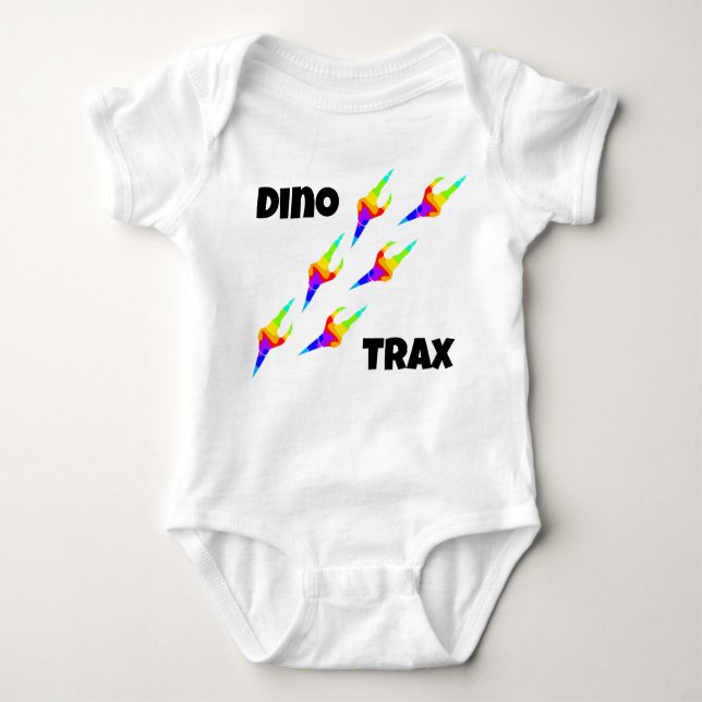 DINO TRAX ONE STÜCK BABY STRAMPLER (Vorderseite)
