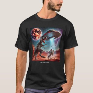 Dino UFO Selfie : Rencontre des Aliens (Man Tshirt