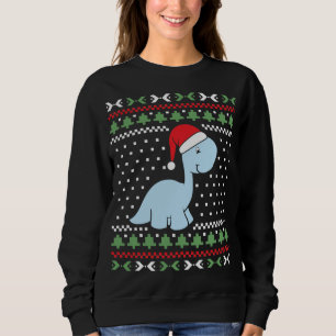 Dino Ugly Christmas Sweater Sweatshirt
