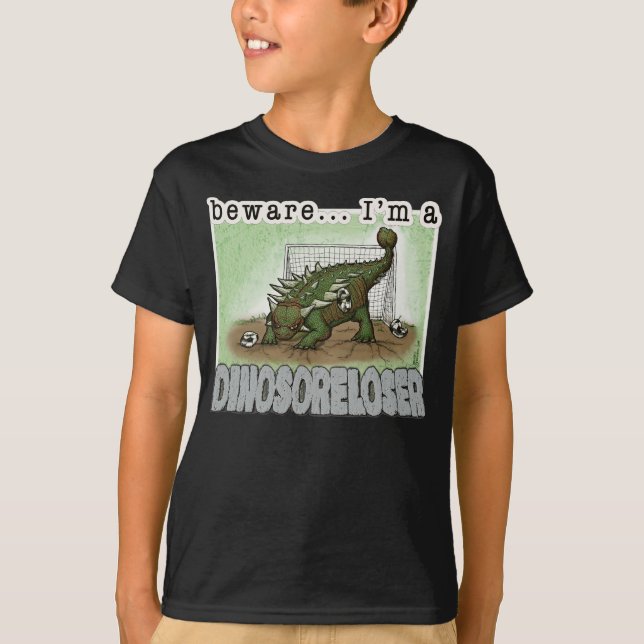 Dino-wundverlierer T-Shirt für Kinder (Vorderseite)