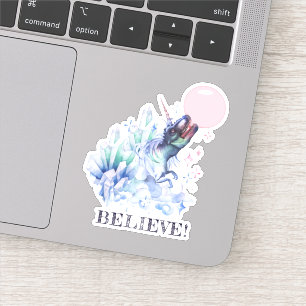 Dinocorn Bubblegum Fantasie Glauben Unisaur Aufkleber