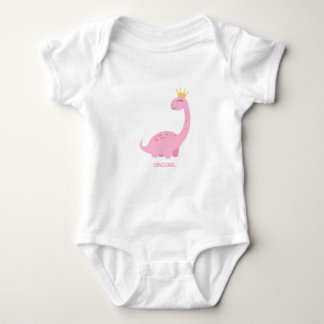 Dinogirl Bodysuit Baby Strampler
