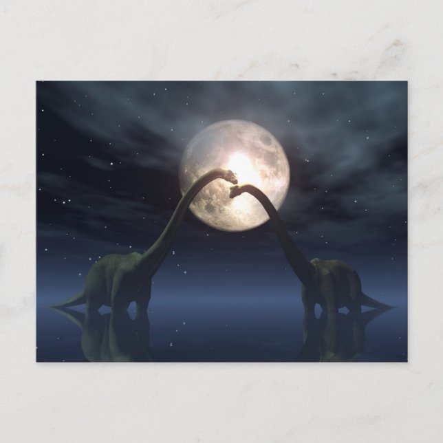 Dinolove Postkarte (Vorderseite)