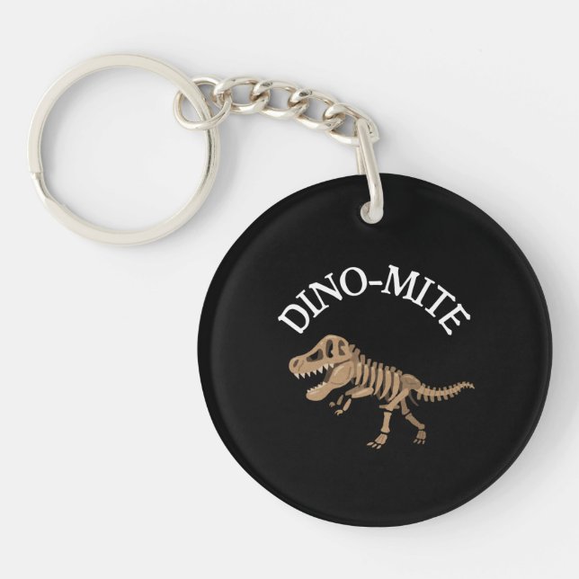 Dinomit Schlüsselanhänger (Vorderseite)