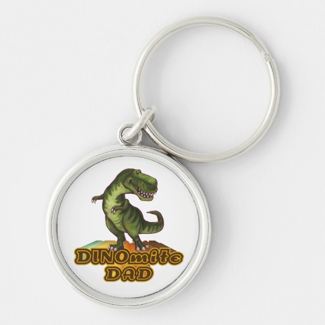 Dinomit Vater Schlüsselanhänger (Vorne)