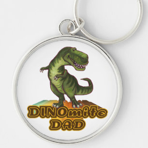 Dinomit Vater Schlüsselanhänger