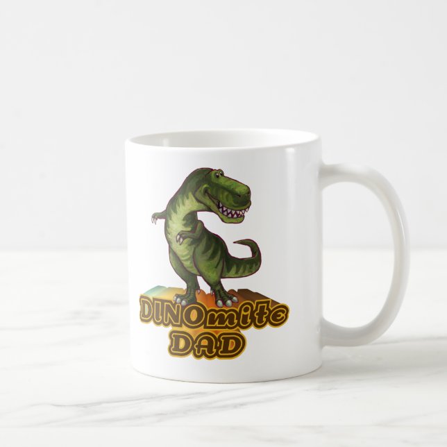 Dinomite Dad Kaffeetasse (Rechts)