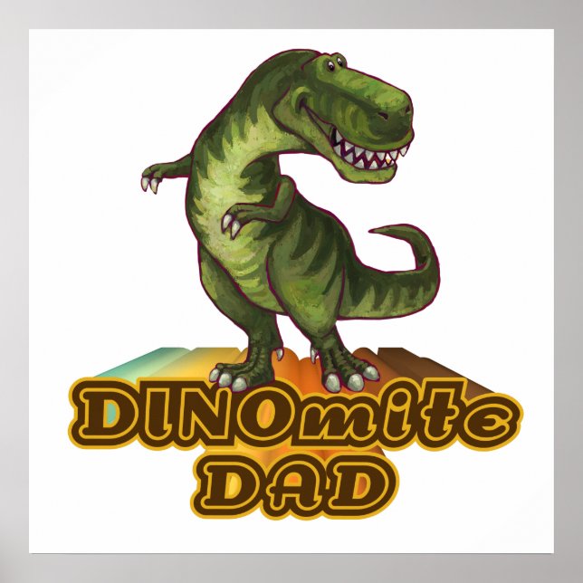 Dinomite Dad Poster (Vorne)