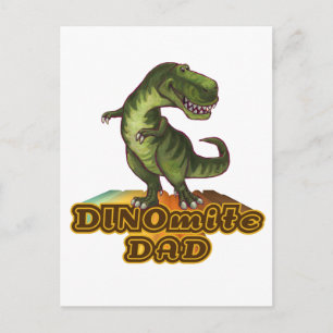 Dinomite Dad Postkarte