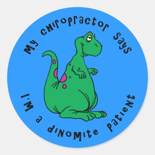 Dinomite Patient Stickers (Vorderseite)