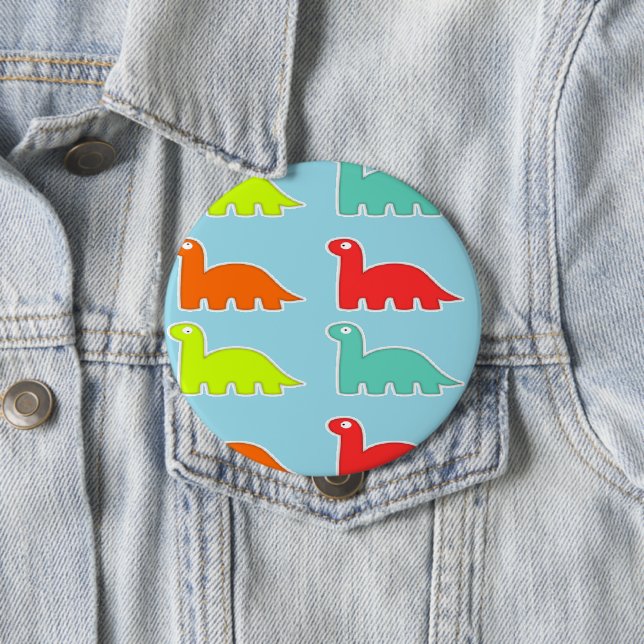 Dinos auf blau button (Beispiel)