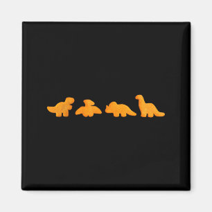 Dinos Chicken Nuggets Muster _ Lustige Realistisch Magnet