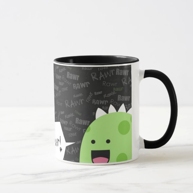 Dinos gehen Rawr Tasse (Rechts)