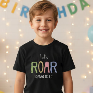 Dinos lassen Sie uns Kindergeburtstag rauschen T-Shirt