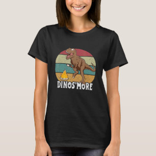 Dinos mehr Camping Dinosaur Trex Camp Camper Smore T-Shirt