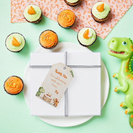 Dinosaur 2. Geburtstag Danke Ihnen für die Tags Geschenkanhänger