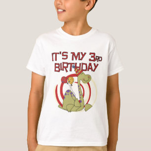 Dinosaur 3ème Anniversaire Tshirts et cadeaux