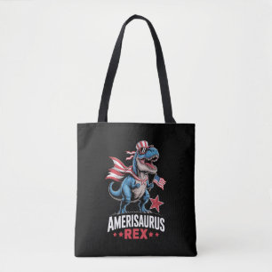 Dinosaur 4. Juli Amerisaurus T Rex Lustig Tasche