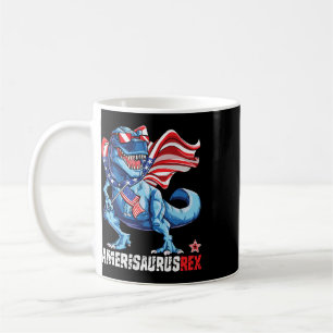 Dinosaur 4. Juli Jungen Mädchen Männer Amerisaurus Kaffeetasse